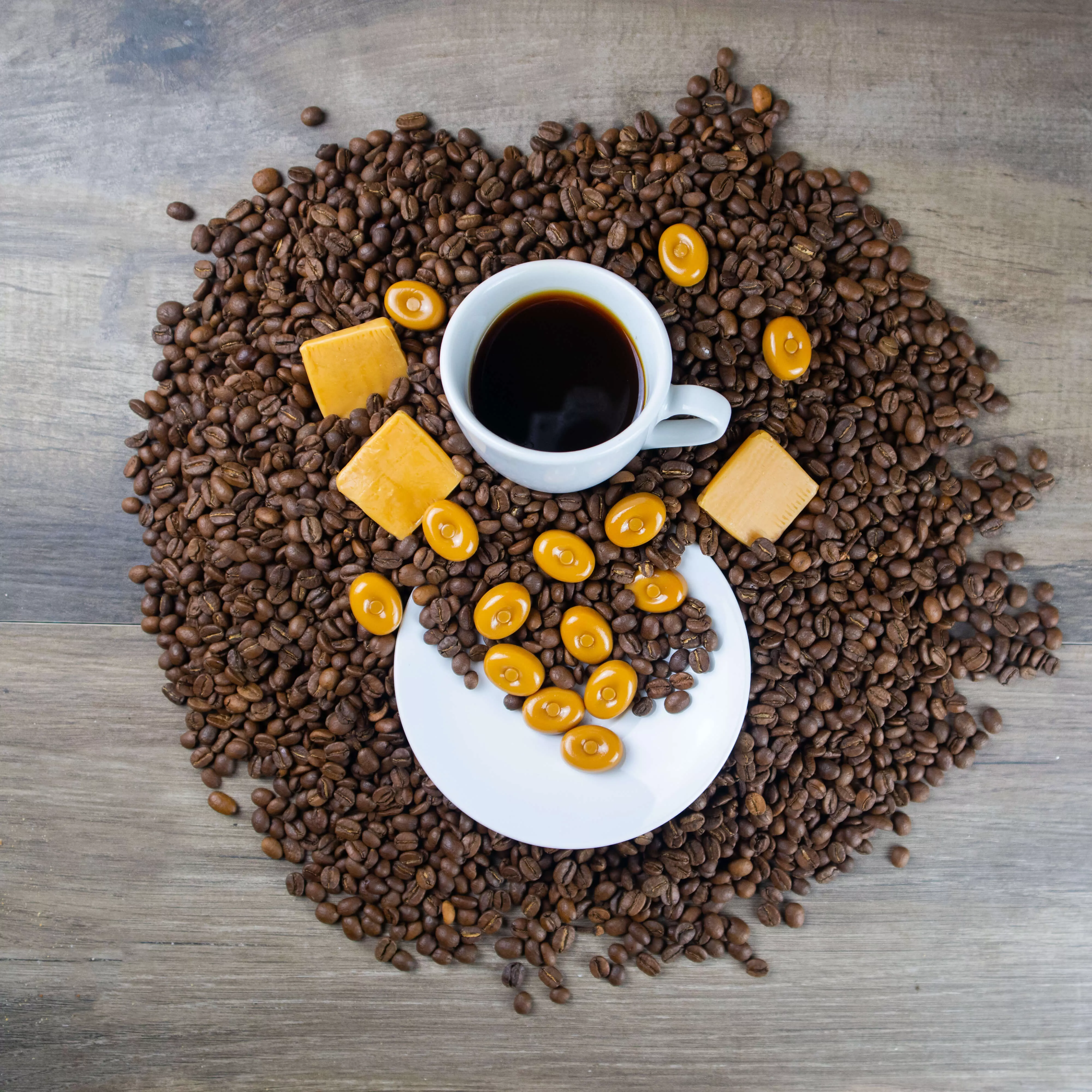 Spanisch Caramel Kaffee