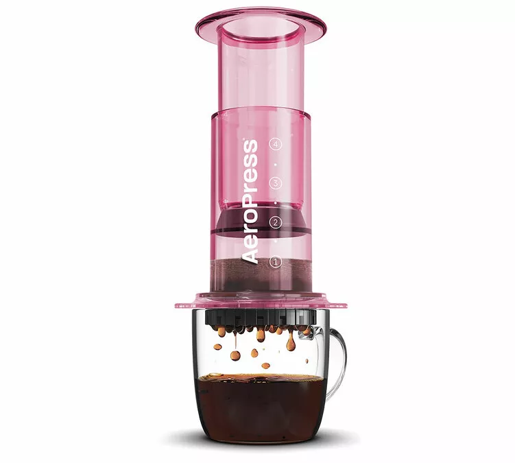 Aeropress Clear Pink