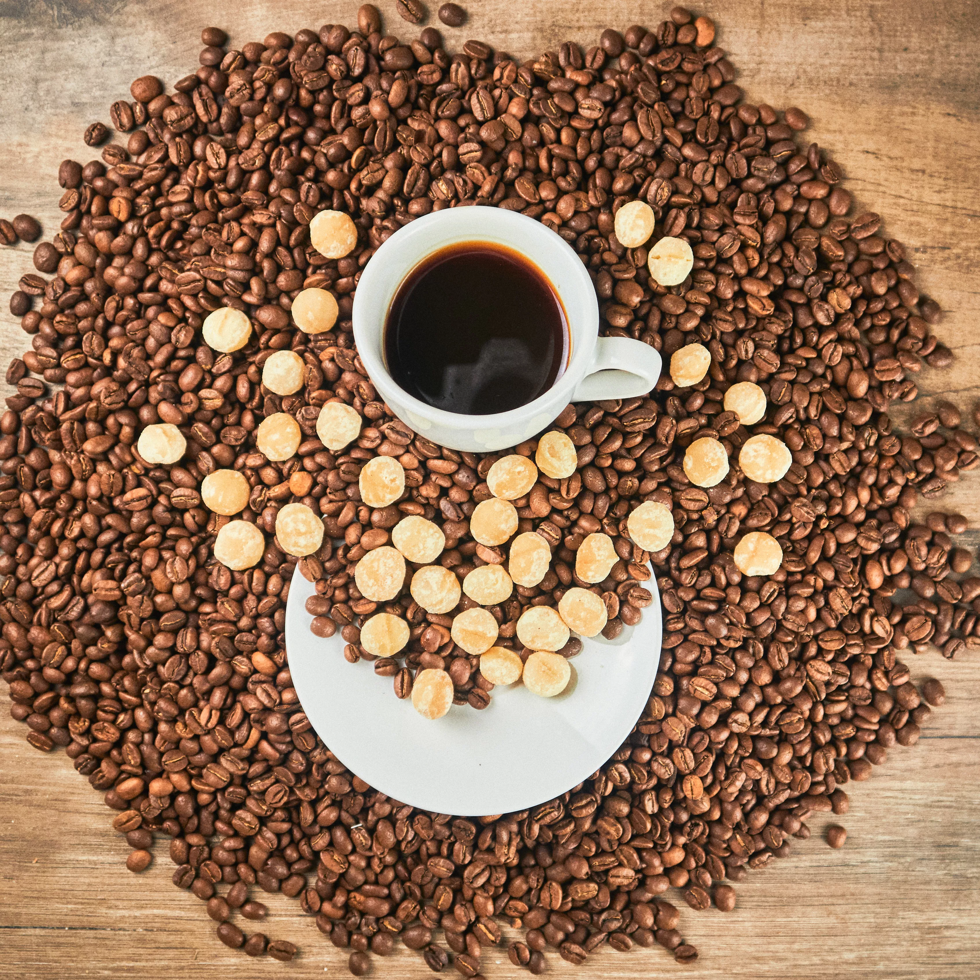 Macadamianuss Kaffee